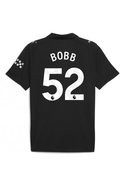 Manchester City Oscar Bobb #52 Jalkapallovaatteet Vieraspaita 2025-26 Lyhythihainen Manchester City Oscar Bobb #52 Jalkapallovaatteet Vieraspaita 2025-26 Lyhythihainen